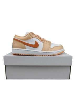 Air Jordan 1 Low Sunset Haze White Citrus Sneakers Women's Size 8 NEW